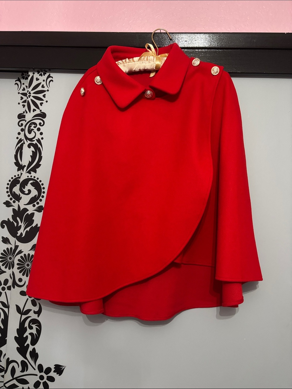 SHEIN Bright Red Cape